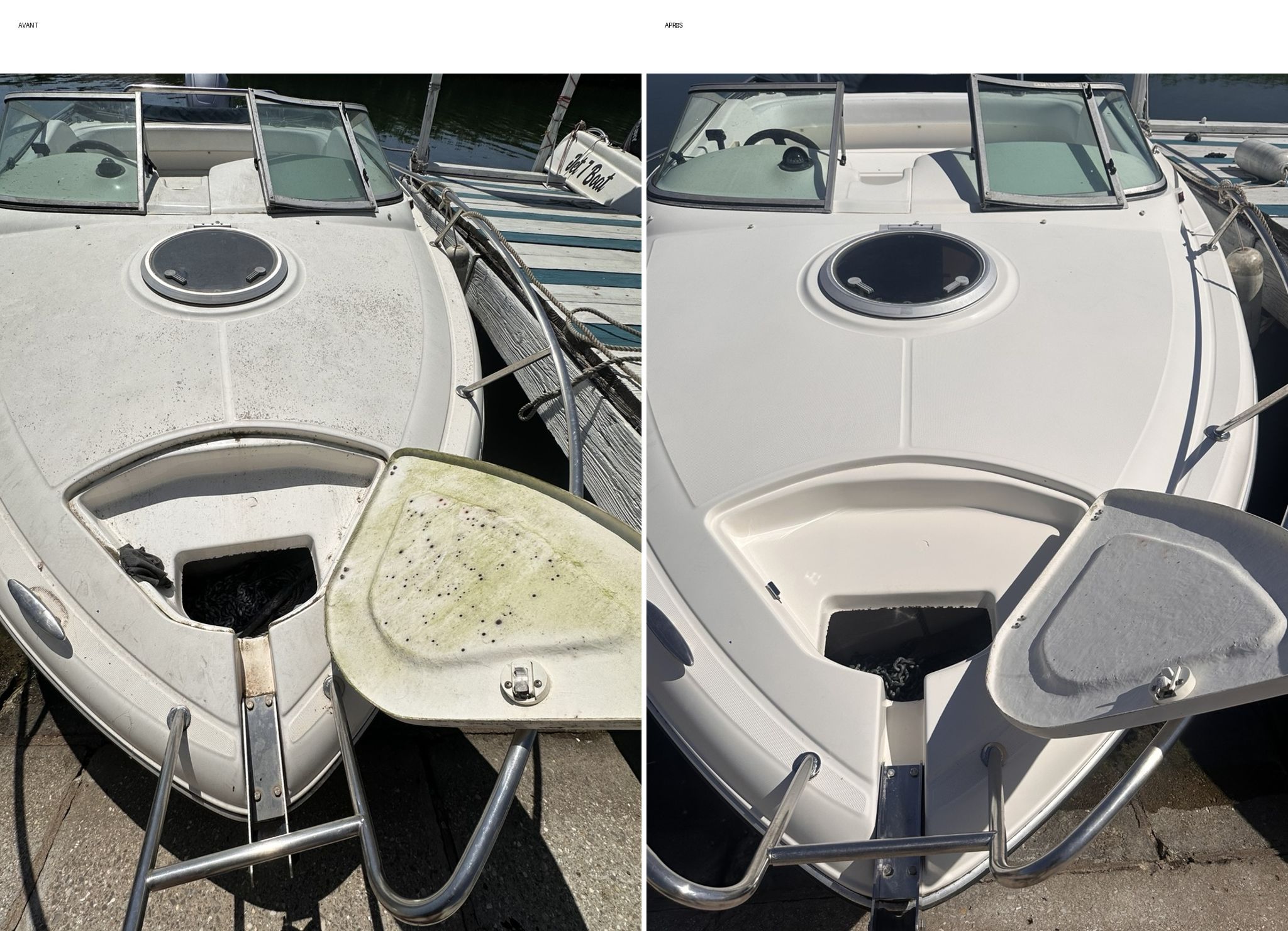 ➡️ LA REMISE EN ÉTAT ESTHÉTIQUE D’UN BATEAU : JET7CLEAN REDONNE VIE À VOTRE UNITÉ