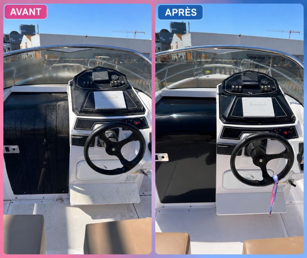 NETTOYAGE D'UN RANIERI VOYAGER À SÈTE