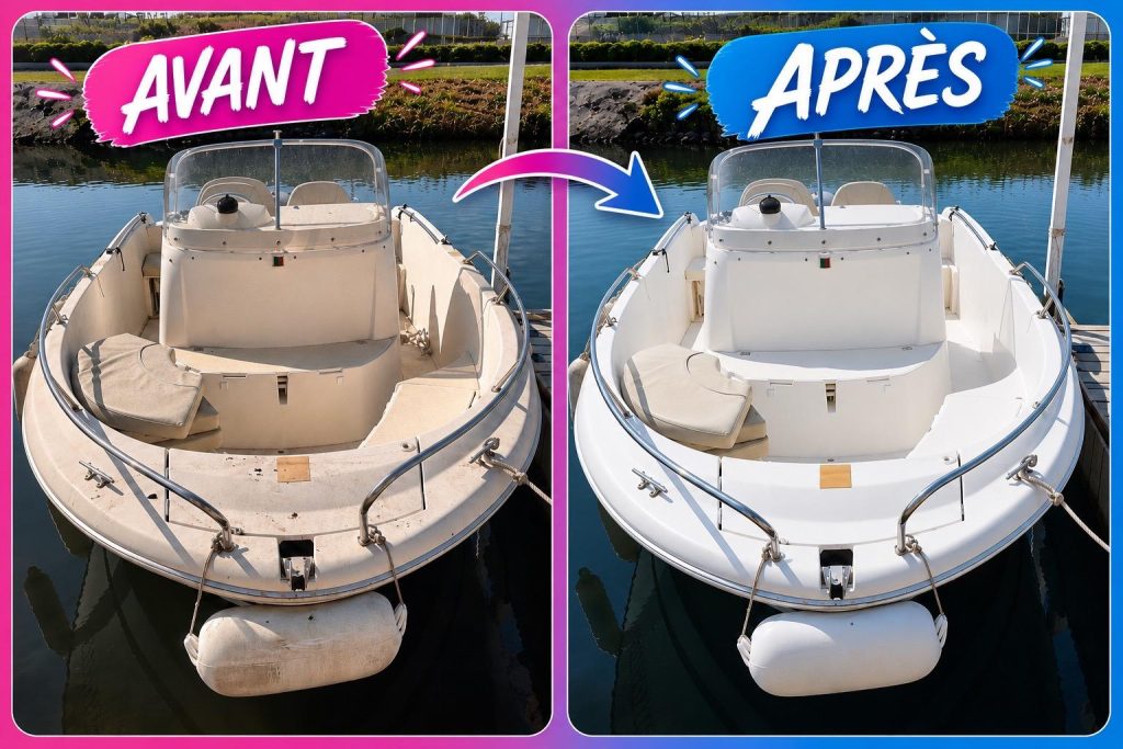 NETTOYAGE DE BATEAU AU CAP D'AGDE